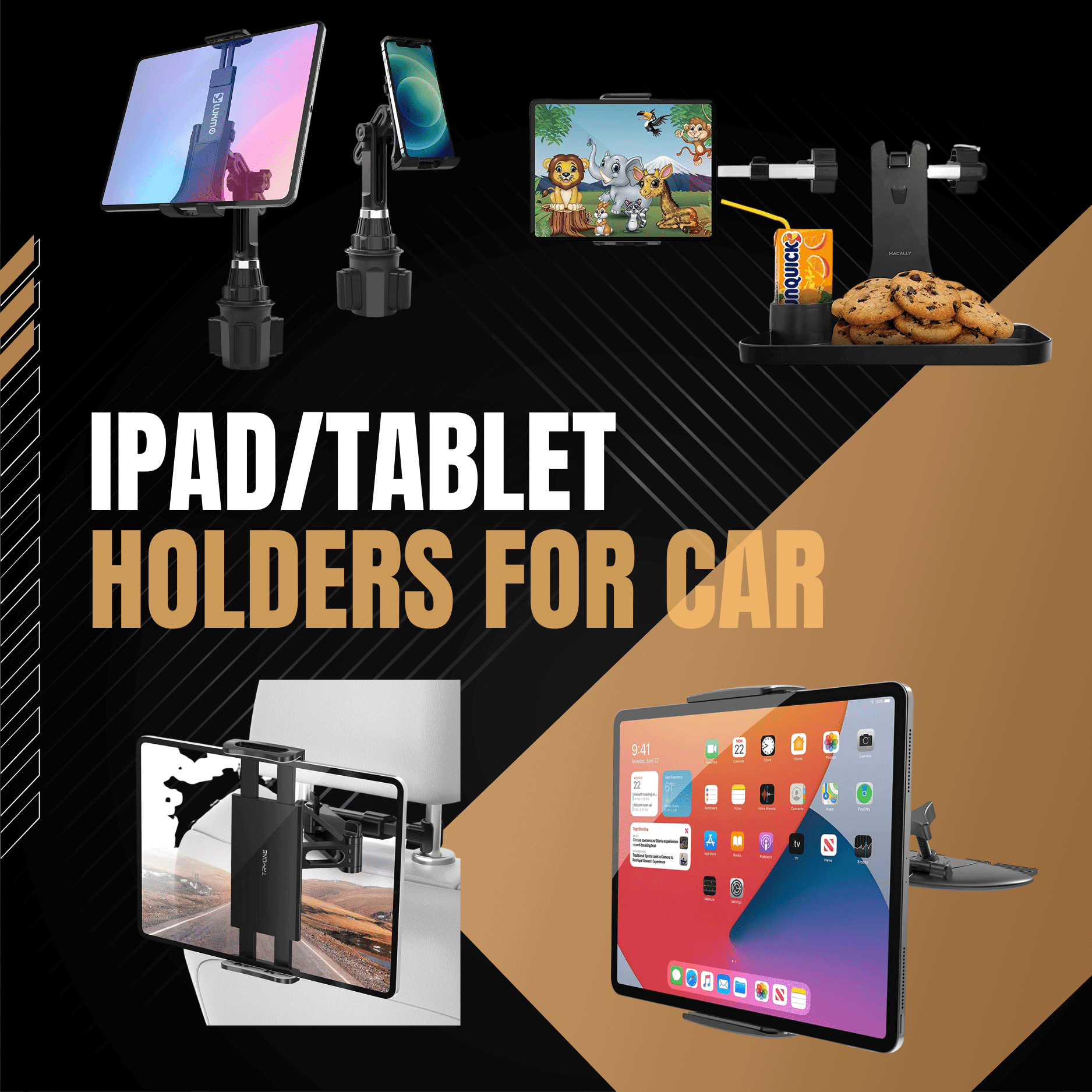 best ipad and tablet stands for cars