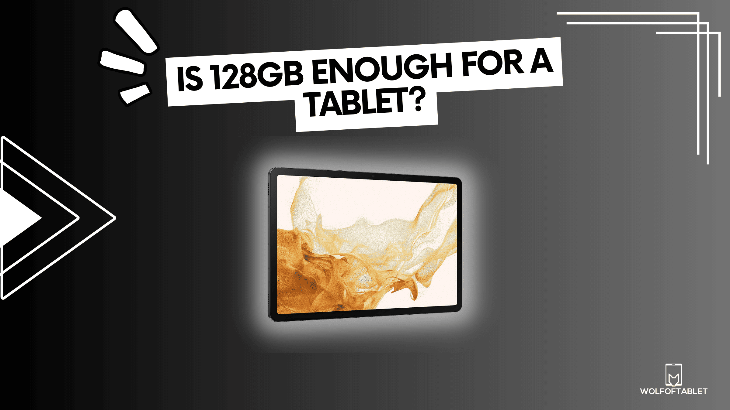 is 128gb enough for a tablet