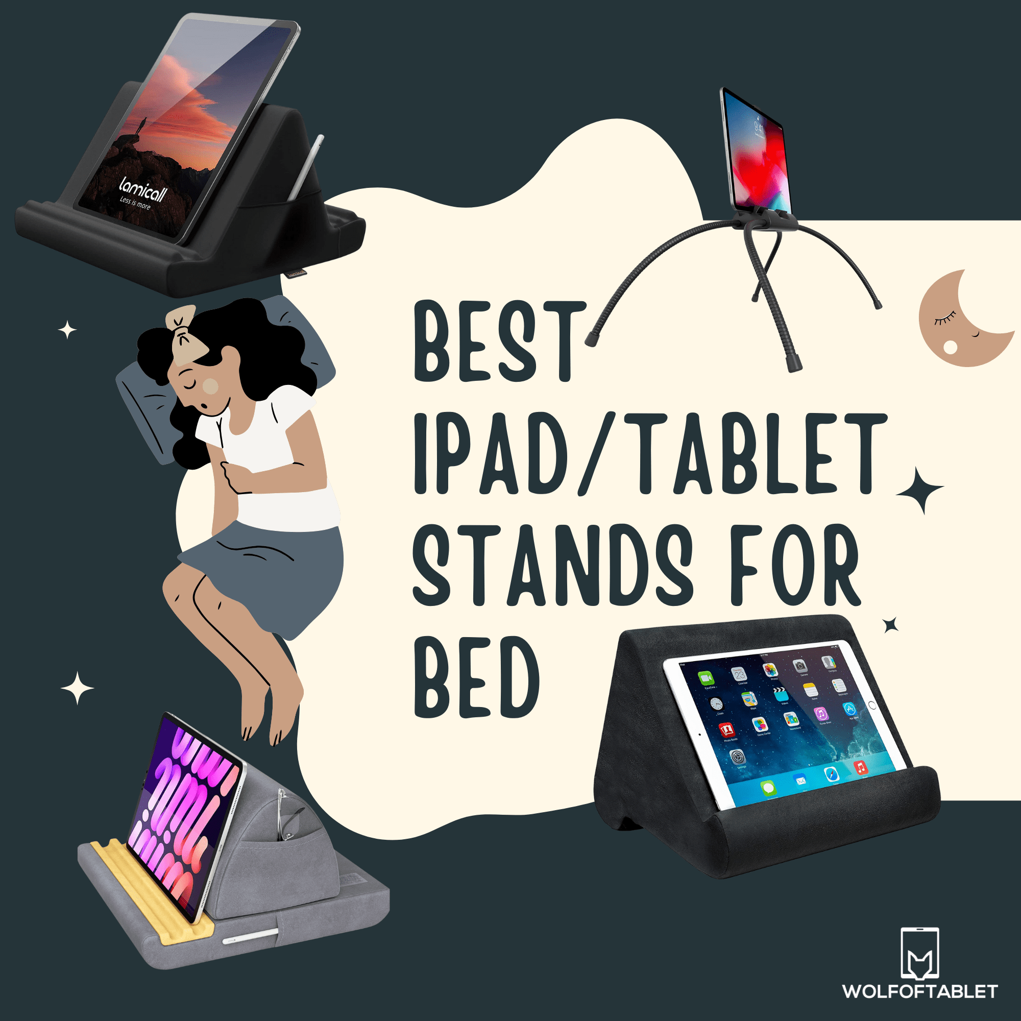 best ipad and tablet stands for bed