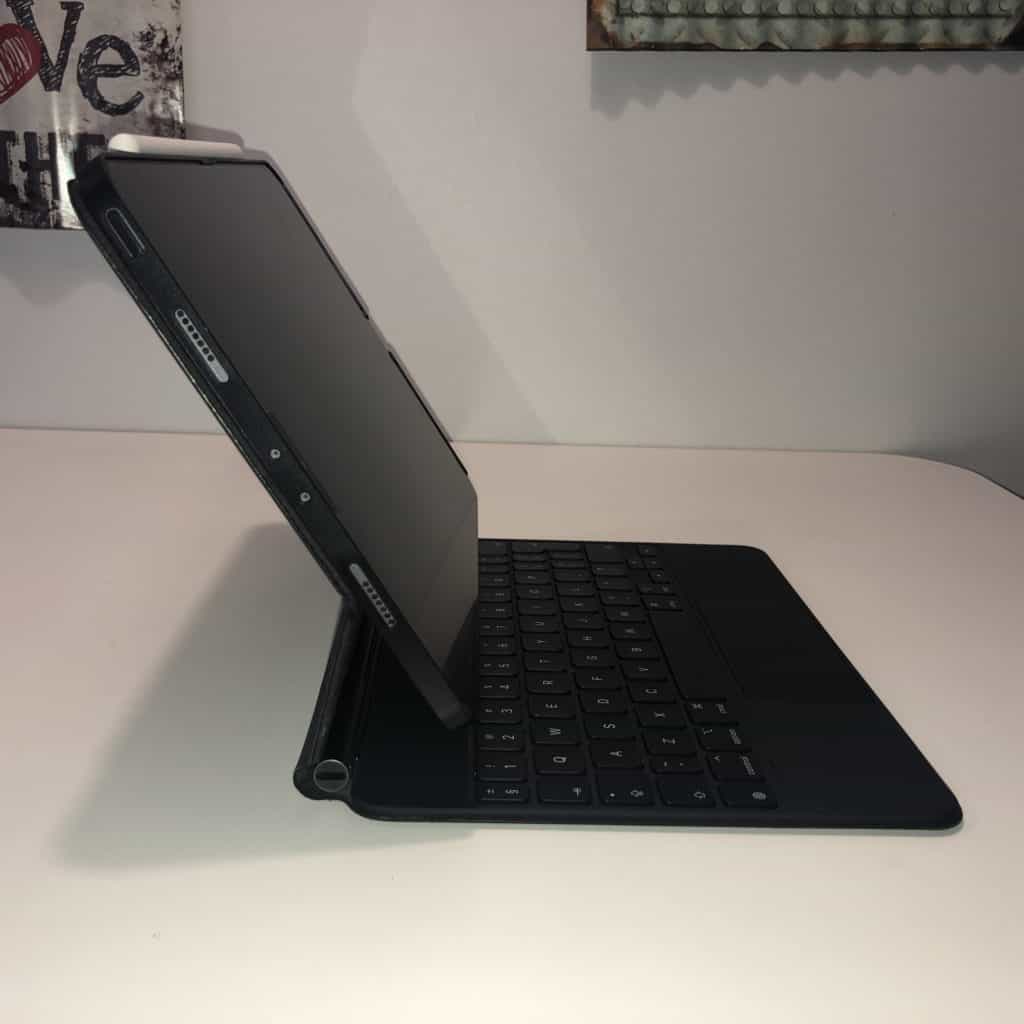 ernests iPad Pro attached to magic keyboard