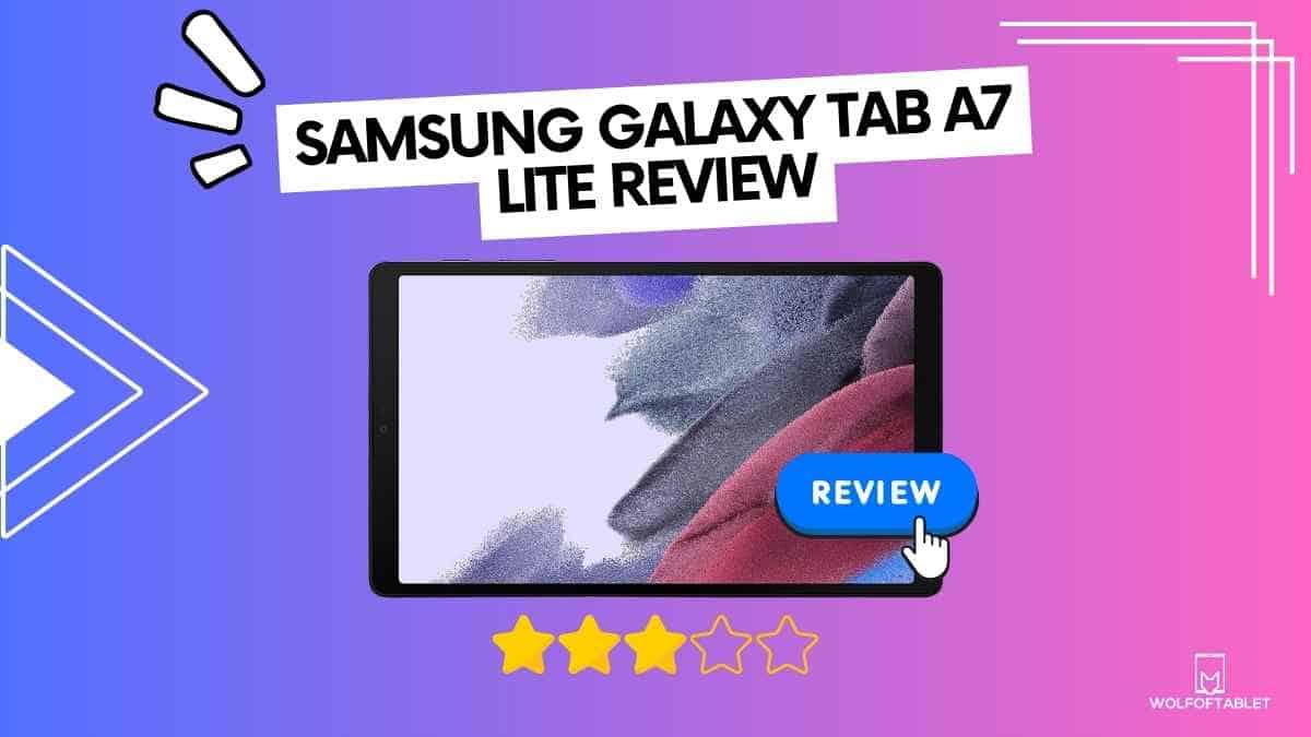 samsung galaxy tab a7 lite review with pros & cons, specifications and other helpful information about the tablet