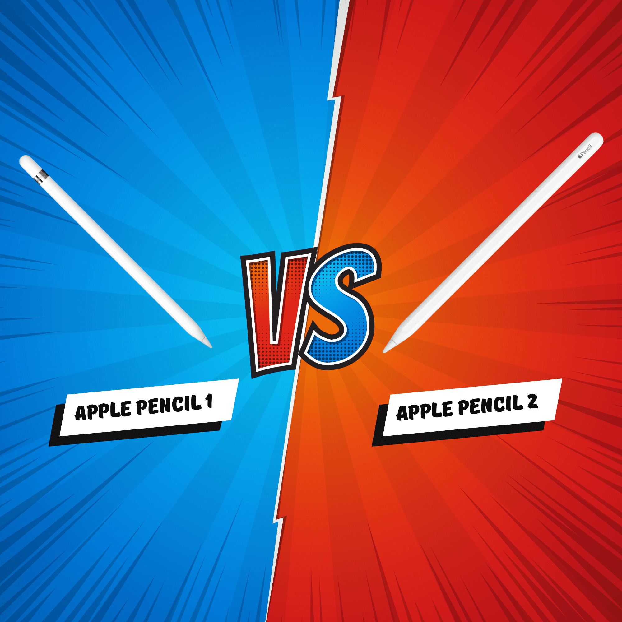 Was sind die Unterschiede zwischen Apple Pencil 1 und Apple Pencil 2?