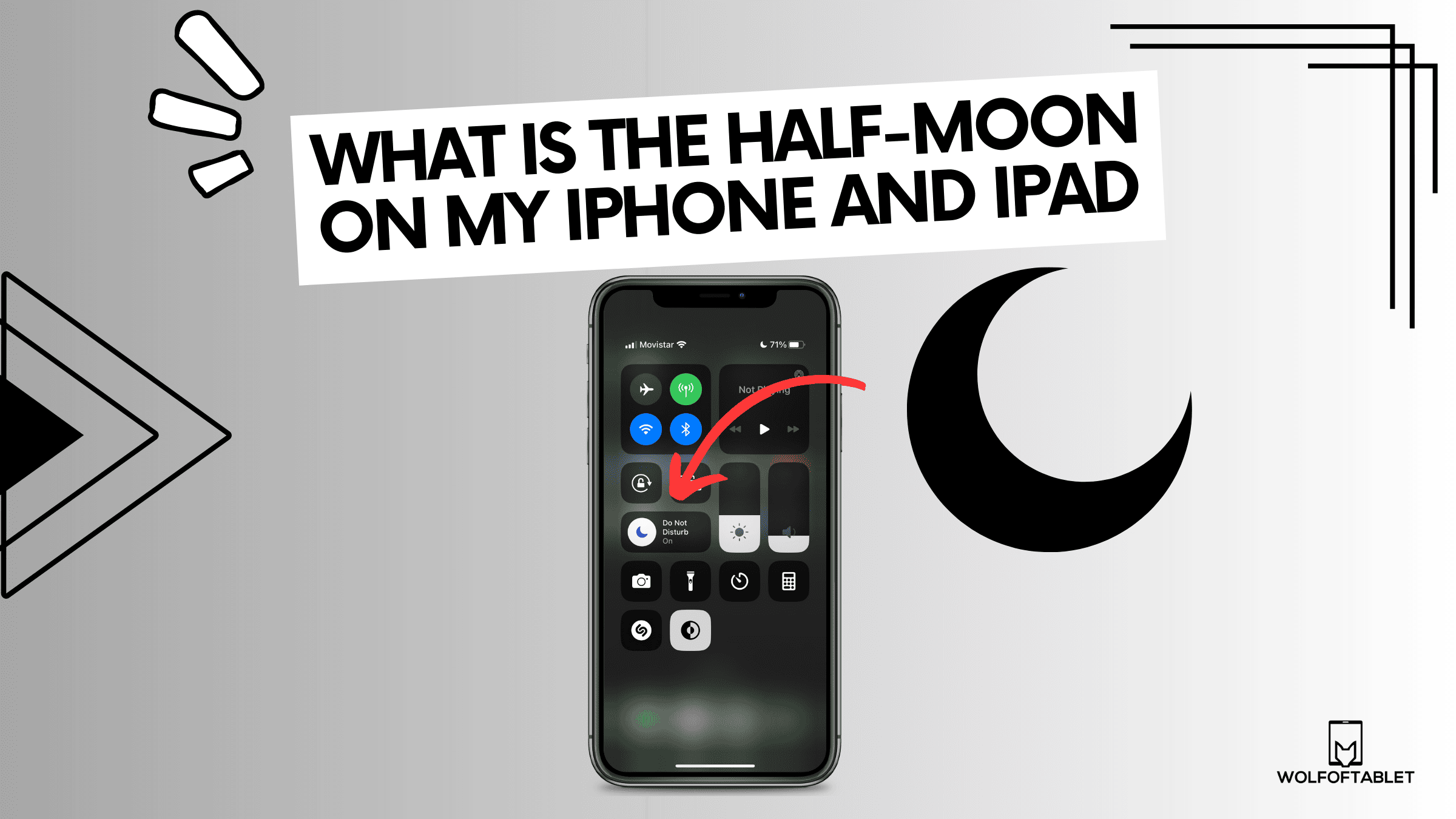 What Is The Half-Moon on My iPhone and iPad