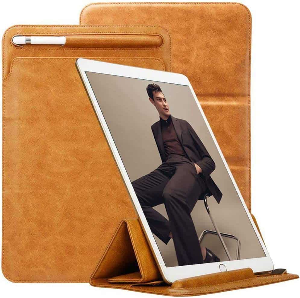 iPad Pro 12.9 Case Sleeve Apple Pencil Holder TOOVREN