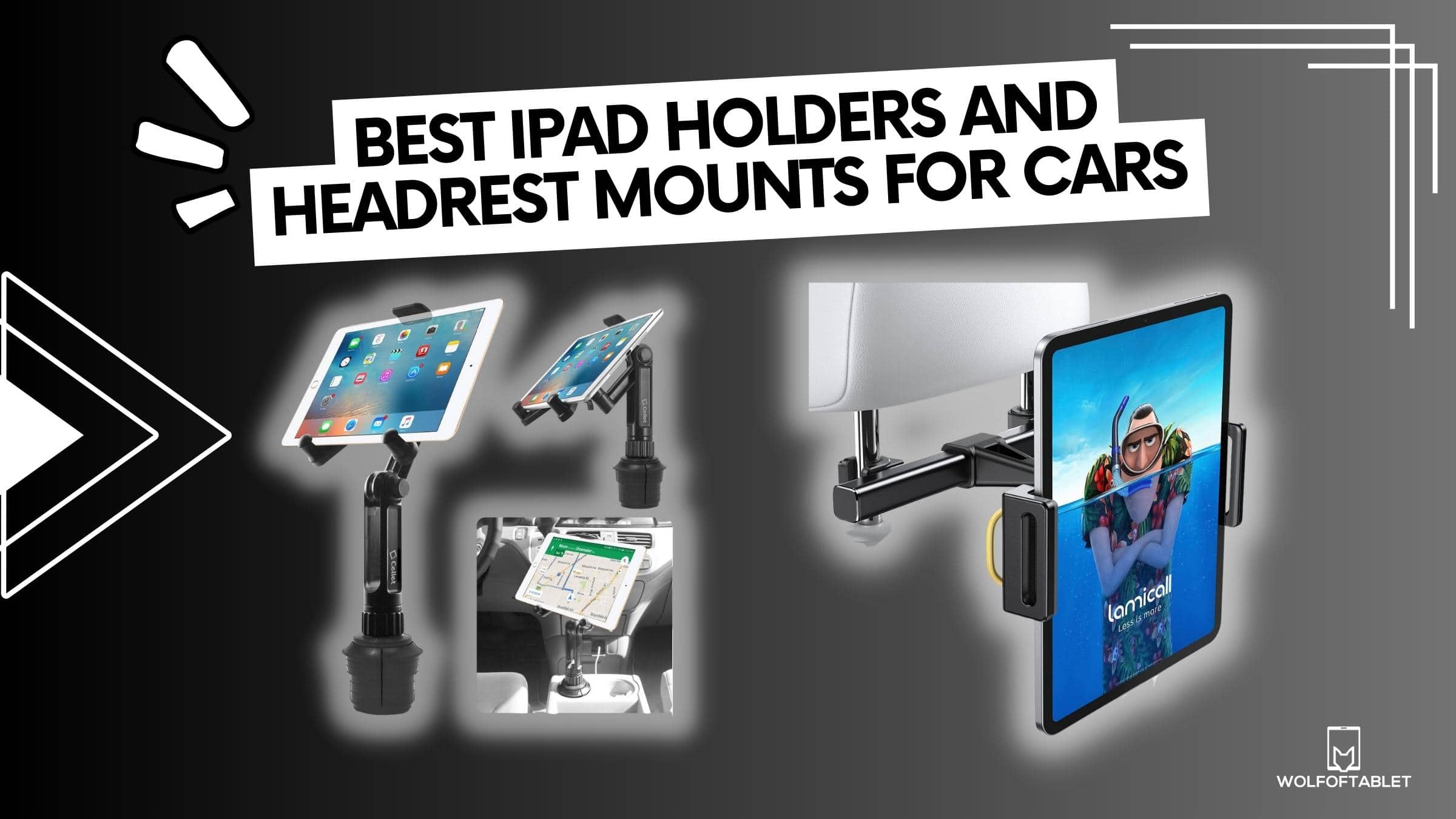 best ipad holders for car and best ipad headrest mounts for cars - tip picks