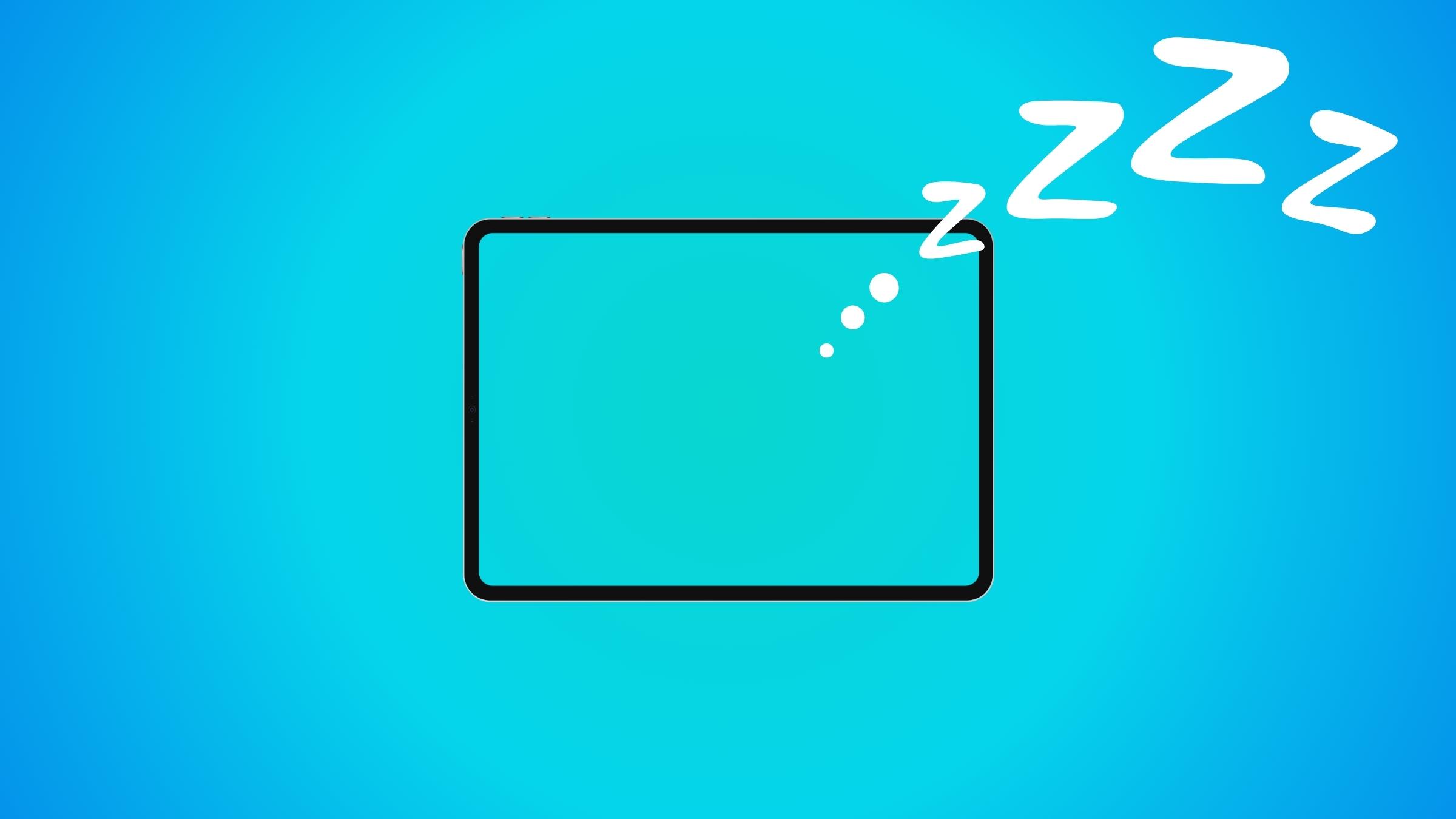 how to keep your ipad awake