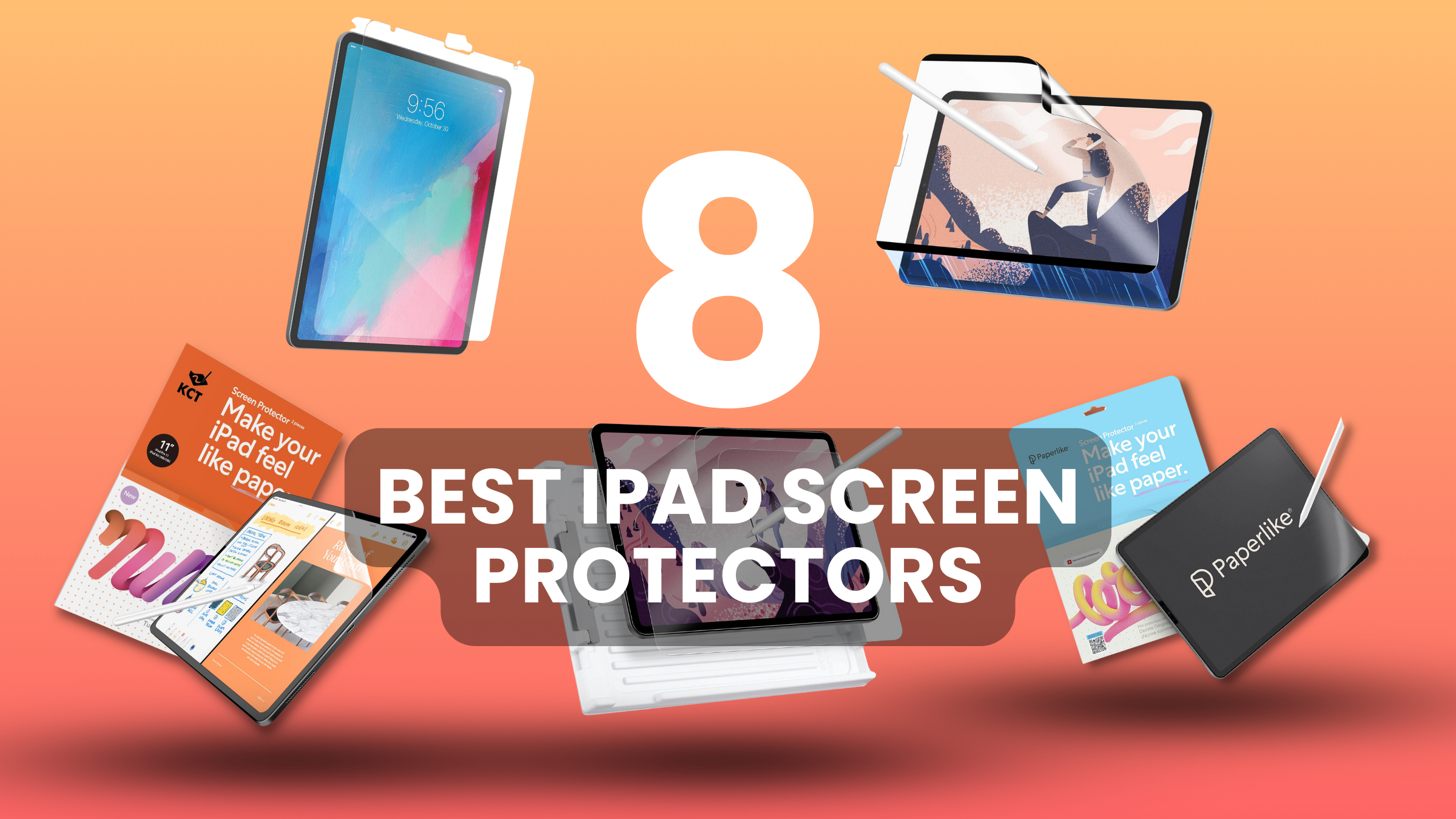 Reusable Paper-Feel Screen Protector for iPad Air 5/4 10.9 iPad
