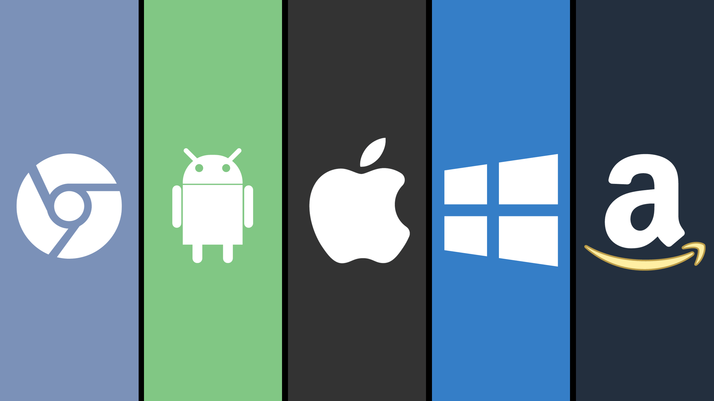 tablets with different types of operating systems