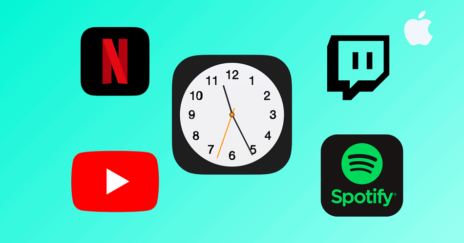auto sleep timer for ios - spotify, netflix, youtube, twitch, hulu and other apps