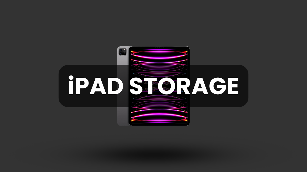 ipad storage options